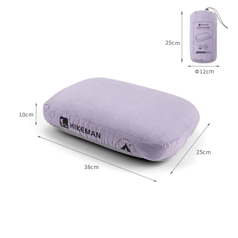 Travel-Friendly Memory Foam Pillow – Outdoor, Camping, and Office Use