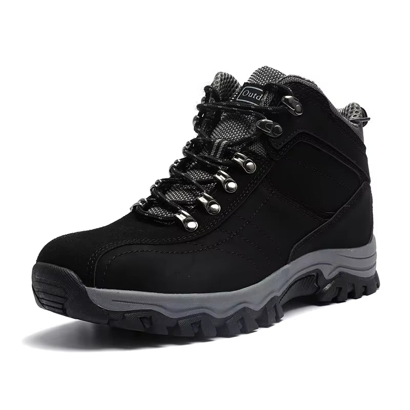 Men’s Outdoor Hiking Boots – High Top Rainproof Tactical Combat Boots for Adventure