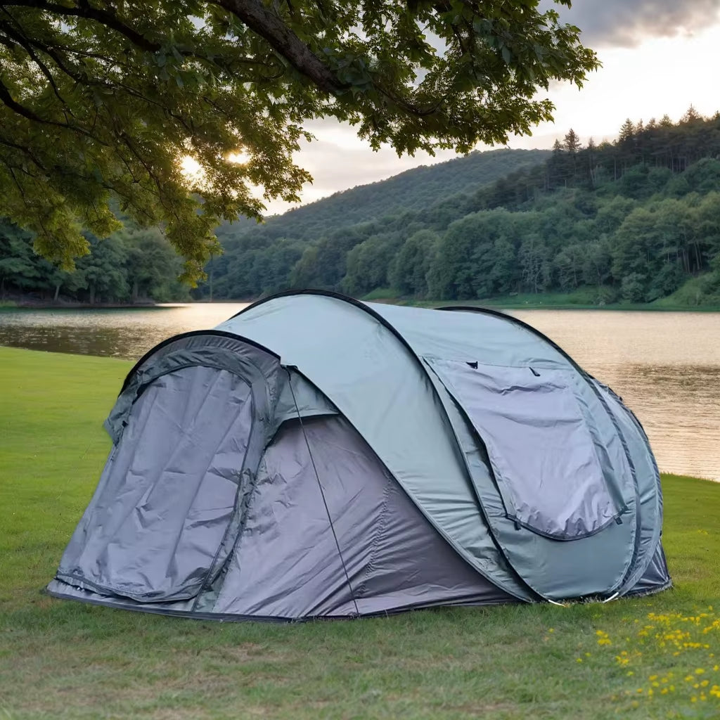 All-Weather Family Camping Tent – Waterproof Portable Tent for Hiking and Outdoor Camping