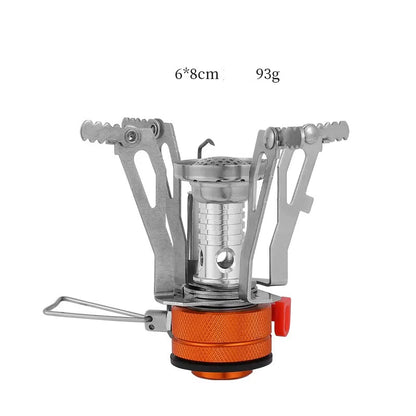 Foldable Outdoor Stove Ultra-Light Alloy Mini Gas Stove for Camping Hiking Gas Furnace Portable Outdoor Cooking Picnic Cooker