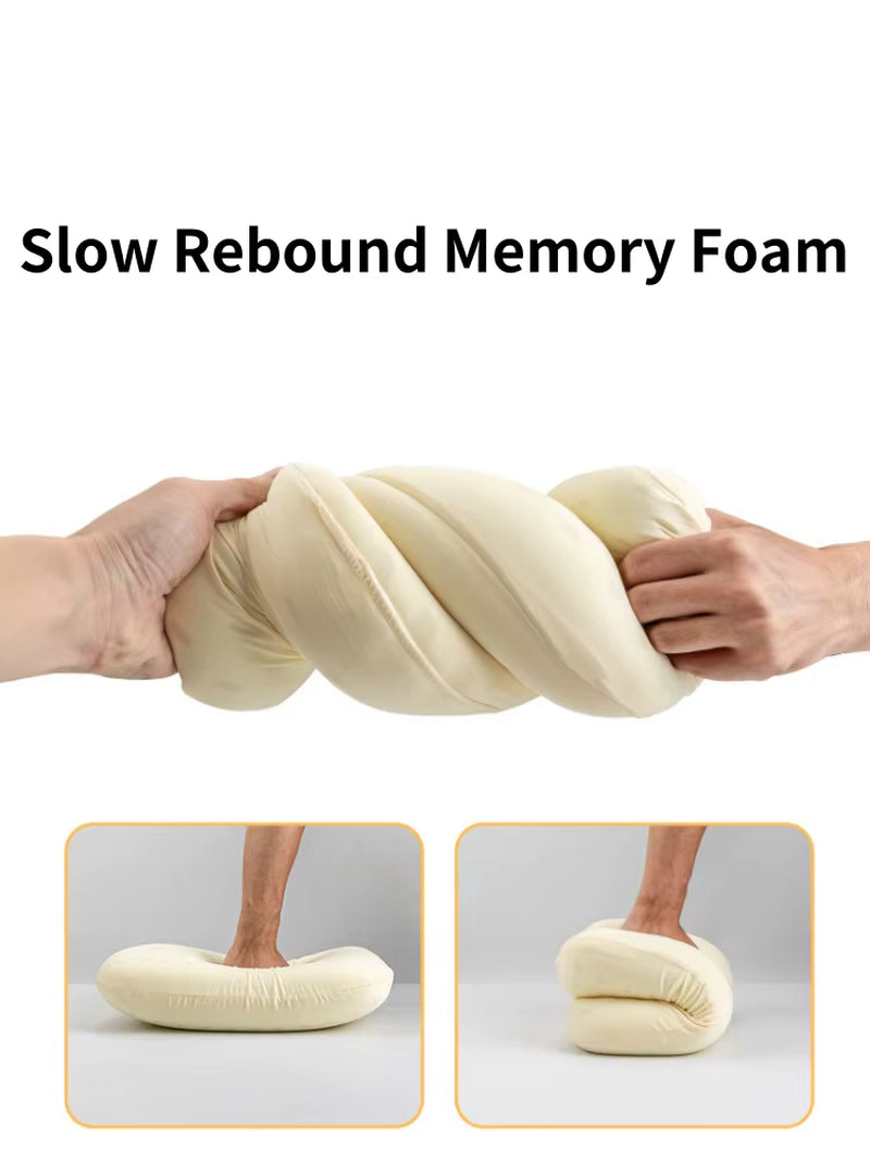 Travel-Friendly Memory Foam Pillow – Outdoor, Camping, and Office Use
