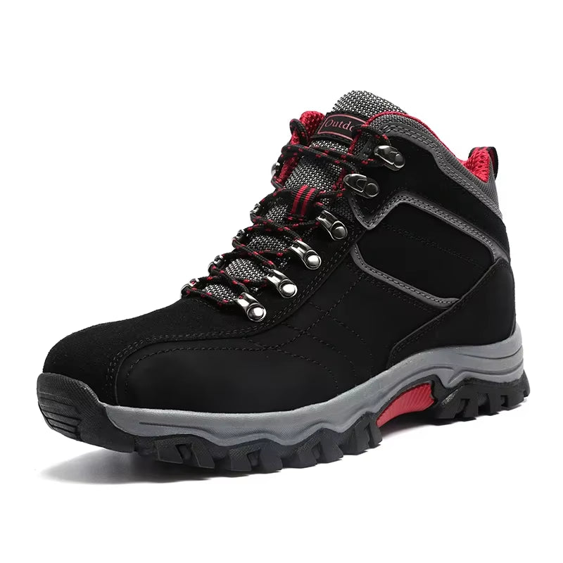 Men’s Outdoor Hiking Boots – High Top Rainproof Tactical Combat Boots for Adventure