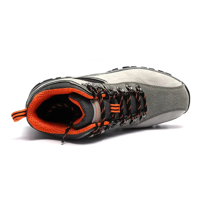 Men’s Outdoor Hiking Boots – High Top Rainproof Tactical Combat Boots for Adventure