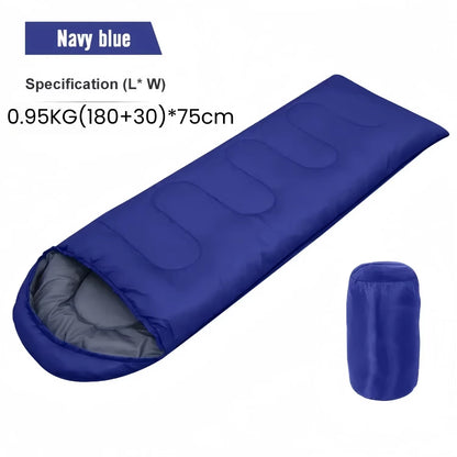 Camping Sleeping Bag Lightweight 4 Season Warm Envelope Backpacking Outdoor Mummy Cotton Winter Sleeping Bag