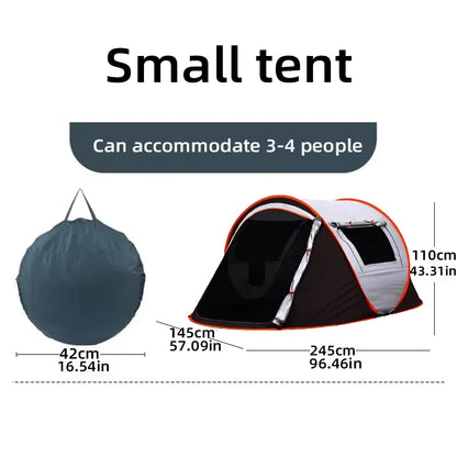 All-Weather Family Camping Tent – Waterproof Portable Tent for Hiking and Outdoor Camping