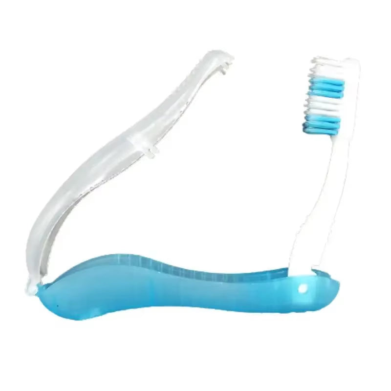 Folding Travel Toothbrush – Portable & Disposable Hygiene Tool for Camping & Hiking