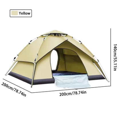 Durable Automatic Outdoor Tent – Double-Layer, Foldable & Windproof for Camping & Hiking