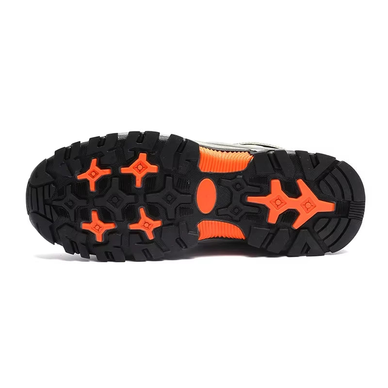 Men’s Outdoor Hiking Boots – High Top Rainproof Tactical Combat Boots for Adventure