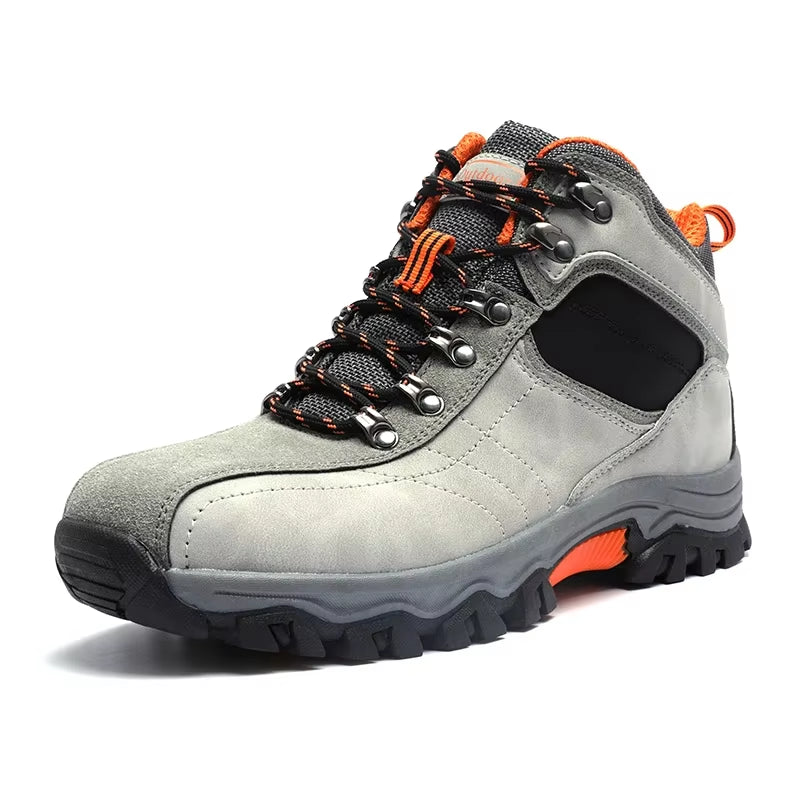 Men’s Outdoor Hiking Boots – High Top Rainproof Tactical Combat Boots for Adventure