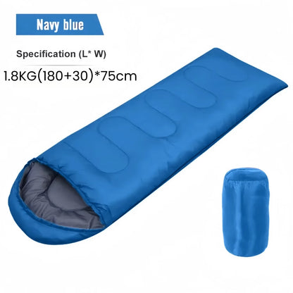 Camping Sleeping Bag Lightweight 4 Season Warm Envelope Backpacking Outdoor Mummy Cotton Winter Sleeping Bag