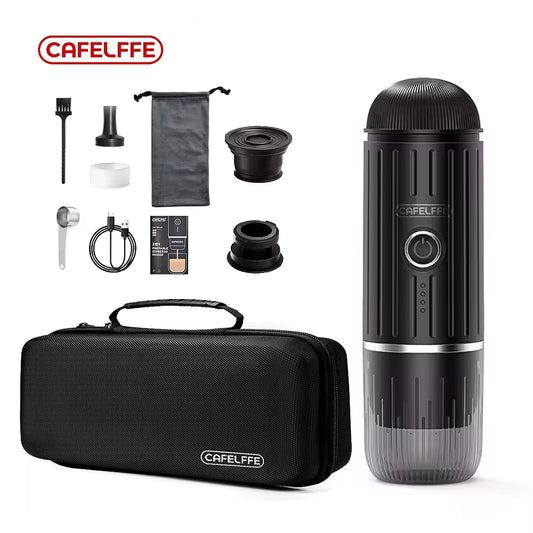 Portable Wireless Espresso Machine – Outdoor Coffee Maker with Travel Bag for Camping & Hiking