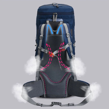 60L Multi-Purpose Backpack for Hiking & Camping