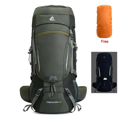 60L Multi-Purpose Backpack for Hiking & Camping