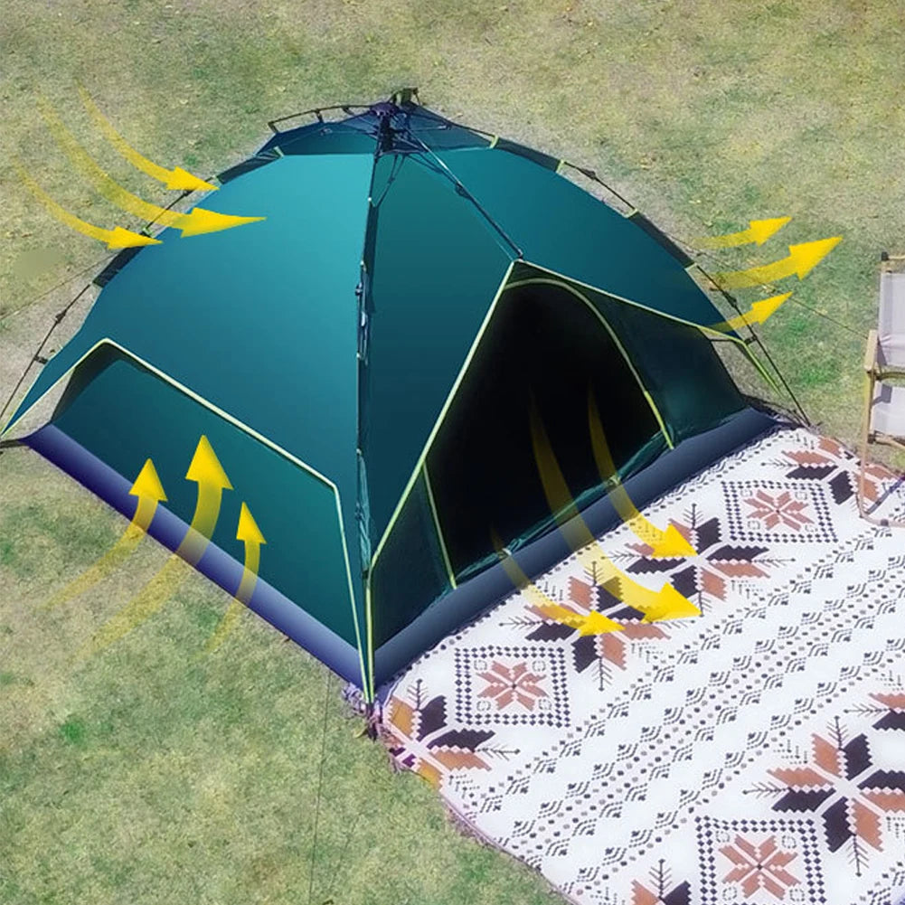 Automatic Fast Open Tent – Waterproof & Portable for Camping and Hiking