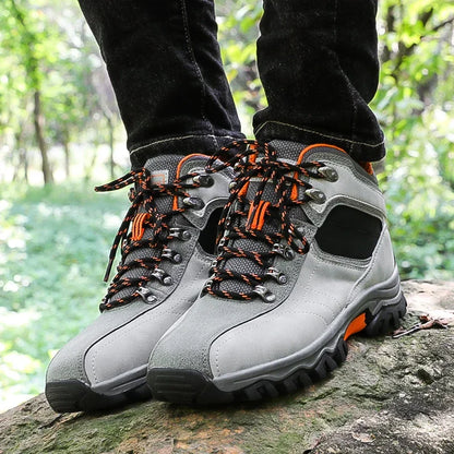 Men’s High-Top Hiking Boots – Rainproof Boots for Outdoor Adventures