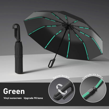 Extra Large Automatic Windproof & UV Protection Umbrella