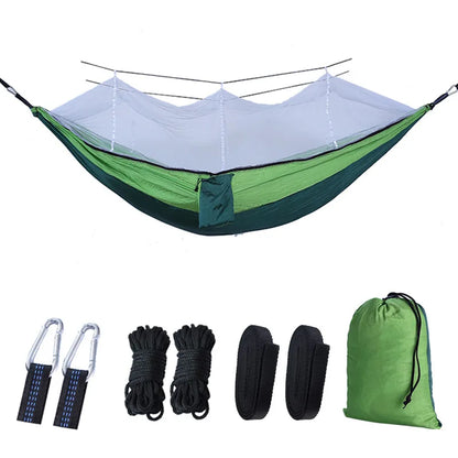 Ultralight Parachute Hammock with Mosquito Net for Camping and Hiking