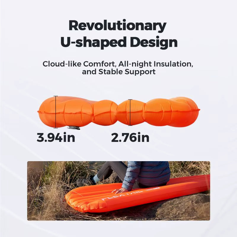 ZERO Mummy Mattress – Ultralight Insulated Inflatable Sleeping Pad for Camping & Hiking