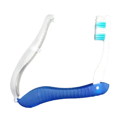 Folding Travel Toothbrush – Portable & Disposable Hygiene Tool for Camping & Hiking