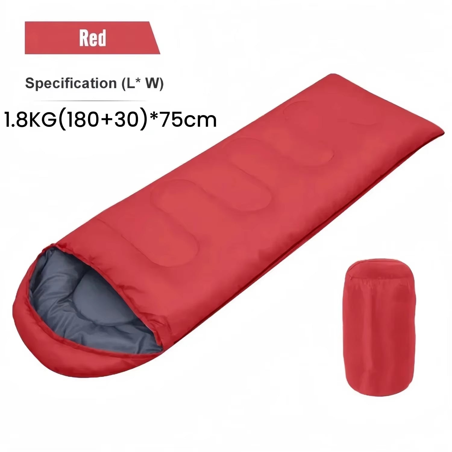 Camping Sleeping Bag Lightweight 4 Season Warm Envelope Backpacking Outdoor Mummy Cotton Winter Sleeping Bag