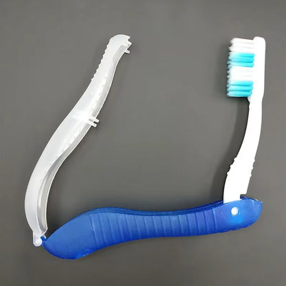Folding Travel Toothbrush – Portable & Disposable Hygiene Tool for Camping & Hiking