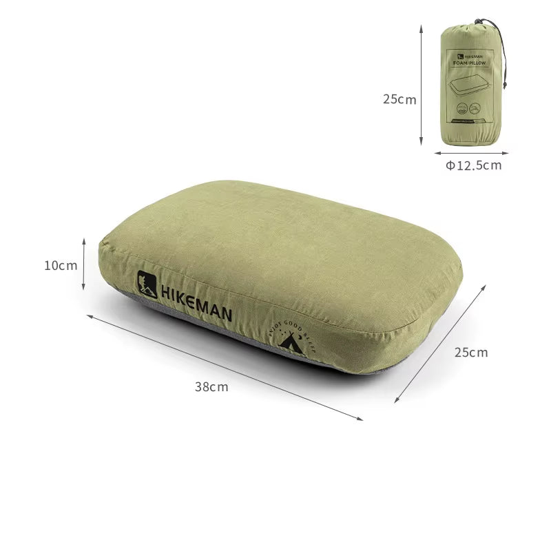 Travel-Friendly Memory Foam Pillow – Outdoor, Camping, and Office Use