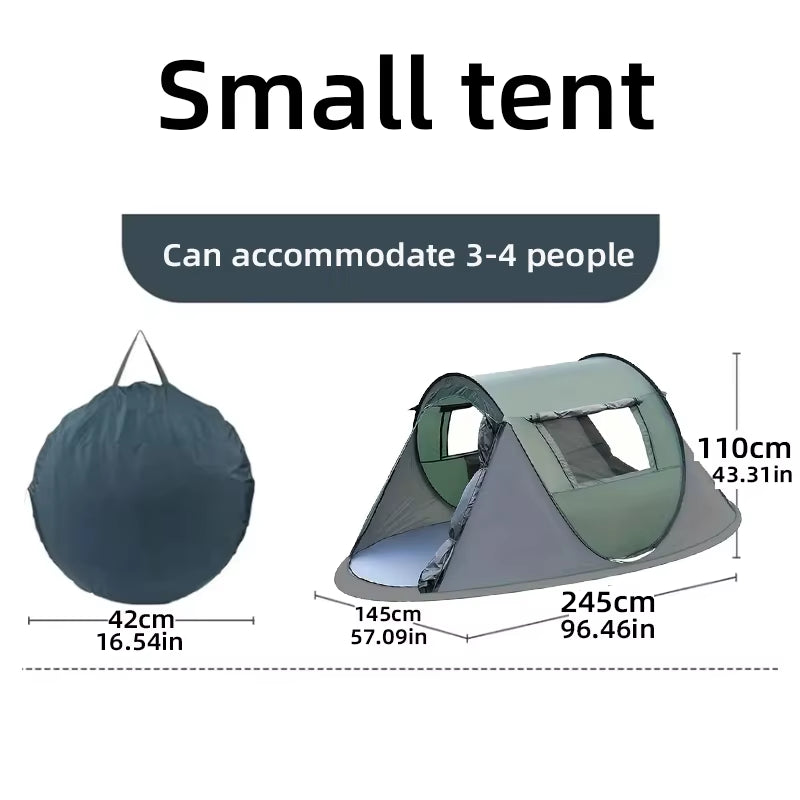 All-Weather Family Camping Tent – Waterproof Portable Tent for Hiking and Outdoor Camping